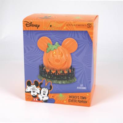 Enesco Disney Village Mickey Mouse's Town Centre Pumpkin Figurine