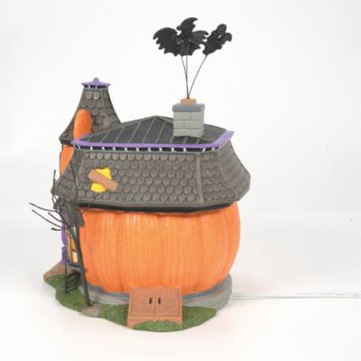Enesco Disney Village Mickey Mouse's Pumpkin Manor Light-Up Figurine