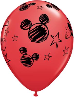 Mickey Mouse Balloons, Pack of 6