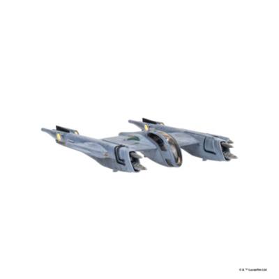 Jazwares Star Wars Micro Galaxy Squadron Magnaguard Starfighter Vehicle with Accessory