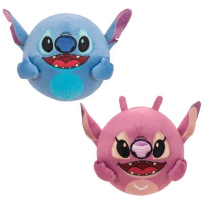 Jazwares Stitch and Angel Squeaky Soft Toy Set For Dogs, Lilo & Stitch