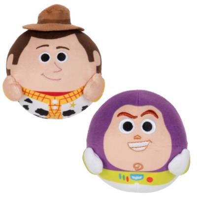 Jazwares Buzz and Woody Squeaky Soft Toy Set For Dogs, Toy Story