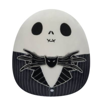 Jazwares, peluche mediano Jack Skellington, Pesadilla antes de Navidad, Tim Burton, Squishmallows