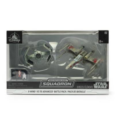 Jazwares Star Wars Micro Galaxy Squadron X-wing vs. TIE Advanced Battle Pack