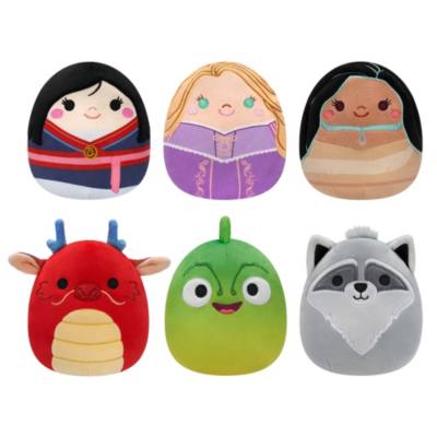 Jazwares Squishmallows Disney Princess and Pets Small Soft Toy Set