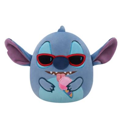 Jazwares Stitch Holding Snow Cone Squishmallows Medium Soft Toy, Lilo & Stitch - 25cm