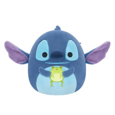 Jazwares Stitch Holding Frog Squishmallows Medium Soft Toy, Lilo & Stitch - 25cm