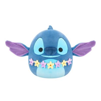 Jazwares Stitch Wearing Lei Squishmallows Medium Soft Toy, Lilo & Stitch - 25cm
