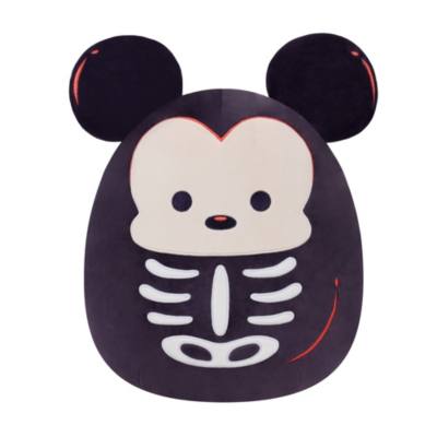 Jazwares Skeleton Mickey Mouse Squishmallows Medium Soft Toy - 20.5cm