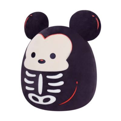 Jazwares Skeleton Mickey Mouse Squishmallows Medium Soft Toy - 20.5cm