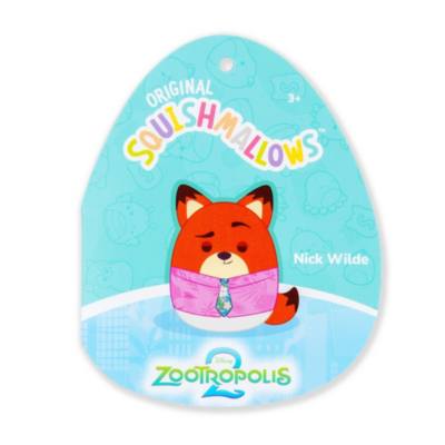 Jazwares Nick Wilde Squishmallows Medium Soft Toy, Zootropolis 2 - 20.5cm