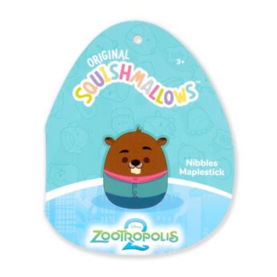 Jazwares Nibbles Maplestick Squishmallows Medium Soft Toy, Zootropolis 2 - 20.5cm