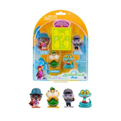 Jazwares Zootropolis 2 Mystery Tails  5-Pack Set