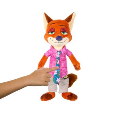 Jazwares Nick Wilde Medium Feature Soft Toy, Zootropolis 2 - 35.5cm