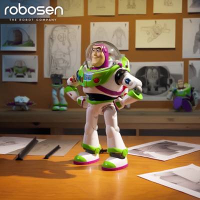 Robosen Buzz Lightyear Space Ranger Robotic Action Figure, Toy Story
