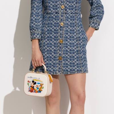 Disney x COACH Walt Disney World Mickey Mouse and Friends Square Bag