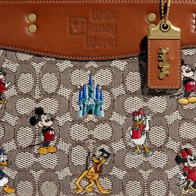 Disney x COACH Walt Disney World Mickey and Minnie Mouse Rogue Bag