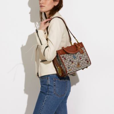 Disney x COACH Walt Disney World Mickey and Minnie Mouse Rogue Bag