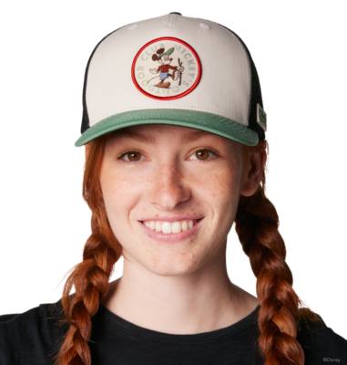 Columbia Mickey Mouse ''Outdoor Club'' Cream Baseball Cap For Adults
