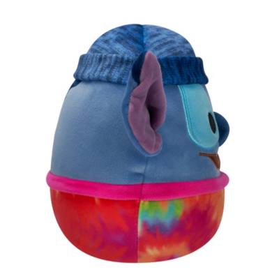 Jazwares Tie-Dye Stitch Wearing a Beanie Squishmallows Medium Soft Toy, Lilo & Stitch - 20.5cm