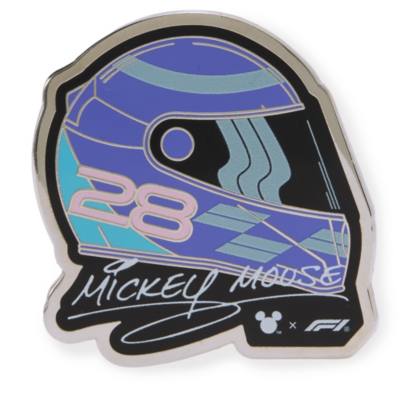 Pin casco Mickey Mouse lanzamiento limitado Disney x F&oacute;rmula 1 Velocity