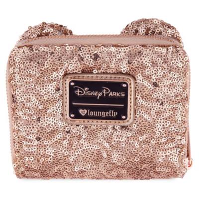 Loungefly Minnie Mouse Rose Gold Sequin Wallet