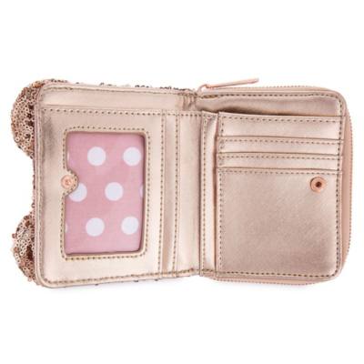 Loungefly Minnie Mouse Rose Gold Sequin Wallet