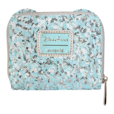 Loungefly Minnie Mouse Aqua Arendelle Sequin Wallet