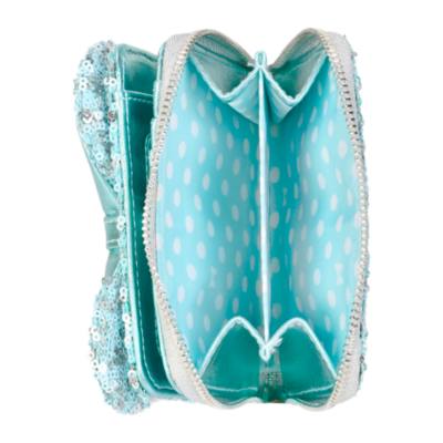 Loungefly Minnie Mouse Aqua Arendelle Sequin Wallet