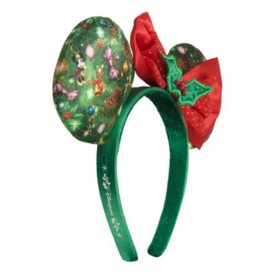 Disneyland Paris Minnie Mouse Holly Ear Headband