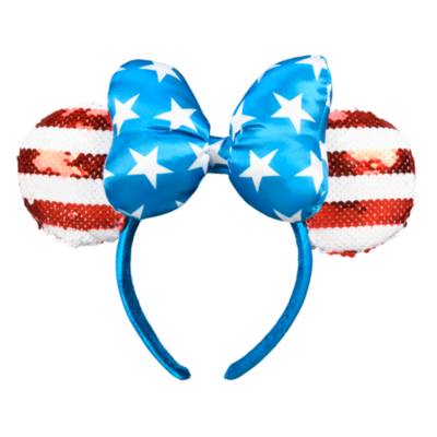 Disneyland Paris Minnie Mouse Americana Ears Headband for Adults