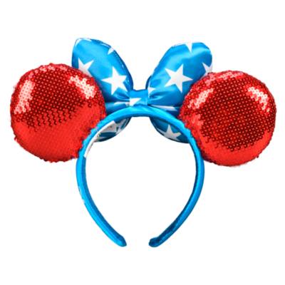 Disneyland Paris Minnie Mouse Americana Ears Headband for Adults