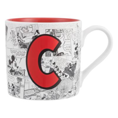 Disneyland Paris Mickey Mouse Vintage Artwork Mug - Letter C