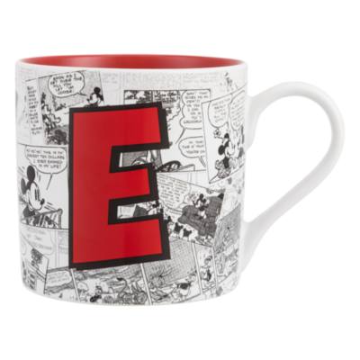 Disneyland Paris Mickey Mouse Vintage Artwork Mug - Letter E