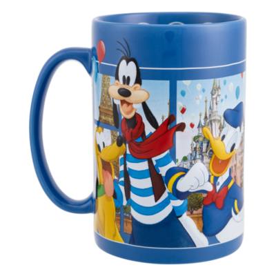 Disneyland Paris Embossed Mickey & Friends Souvenir Mug