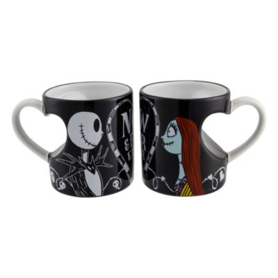 Disneyland Paris Jack and Sally Couple Mug Set