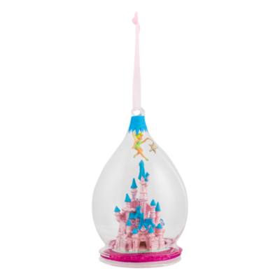 Disneyland Paris Sleeping Beauty Castle Glass Bauble
