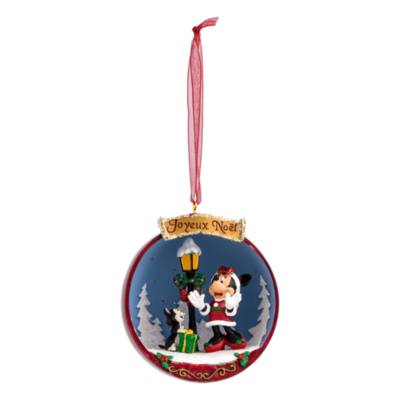 ミニー＆フィガロ クリスマスオーナメント Disneyland Paris Minnie