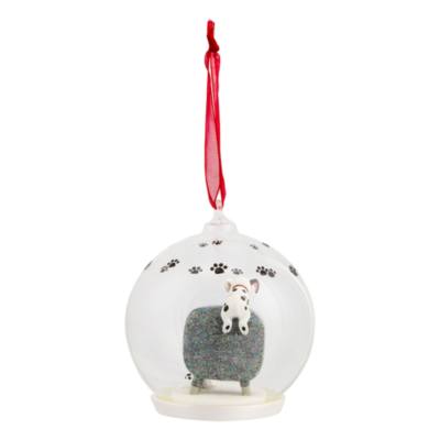 Disneyland Paris 101 Dalmatians Glass Globe Hanging Ornament