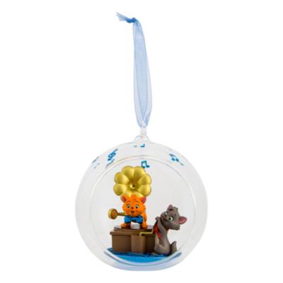 Disneyland Paris The Aristocats Glass Globe Hanging Ornament