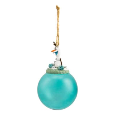 Disneyland Paris Olaf Glass Bauble