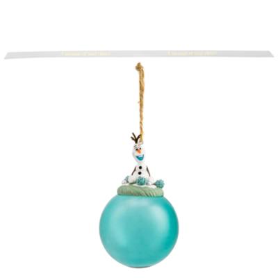 Disneyland Paris Olaf Glass Bauble