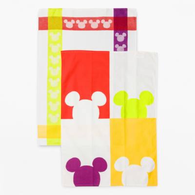 Disneyland Paris Mickey Color Tea Towel Set