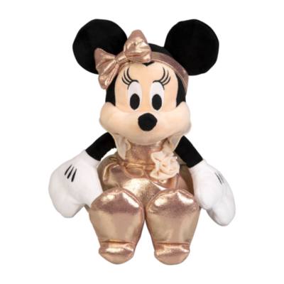 Disneyland Paris Minnie Mouse Rose Gold Medium Soft Toy