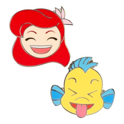 Disneyland Paris The Little Mermaid Emoji Pins