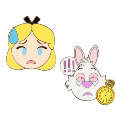 Disneyland Paris Alice In Wonderland Emoji Pins