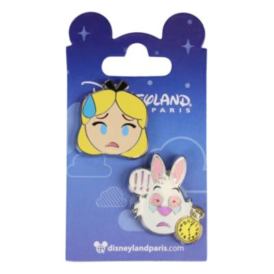 Disneyland Paris Alice In Wonderland Emoji Pins