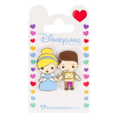Disneyland Paris Cinderella And Prince Charming Princess Pin
