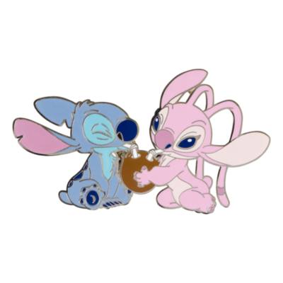 Disneyland Paris Stitch and Angel Pin Disney Store