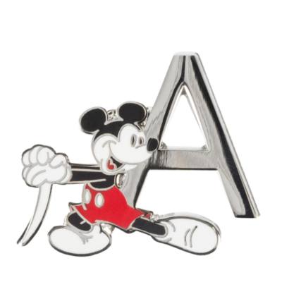 Disneyland Paris Mickey Mouse 'A' Letter Pin